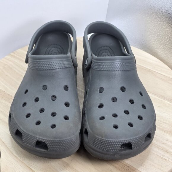 Crocs Unisex Classic Clog 10001-0DA Slate Grey Men's Size 10 / Womens 12 - Picture 4 of 12